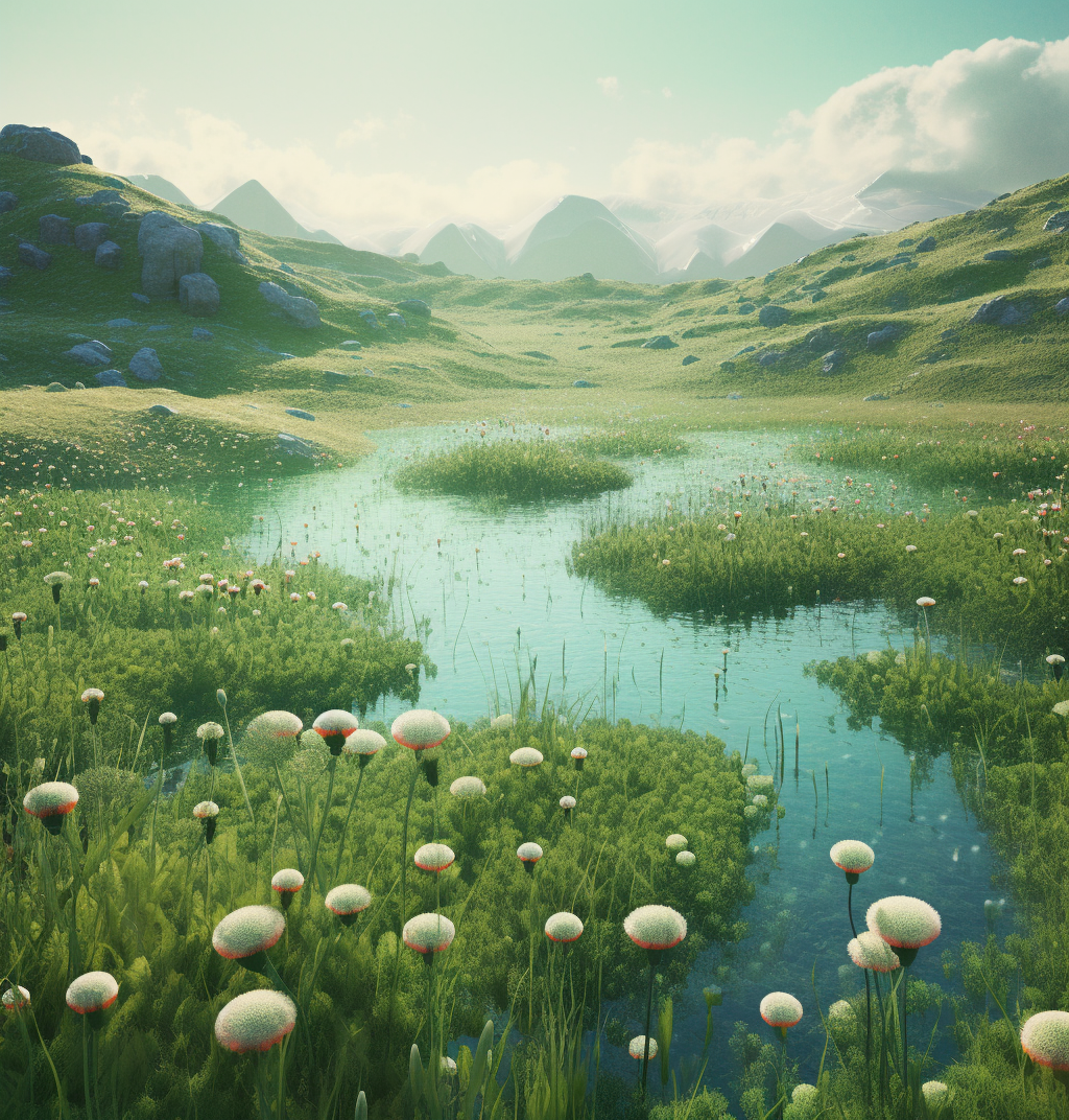 A Surrealistic Immersion in Hyper-Realistic Landscapes