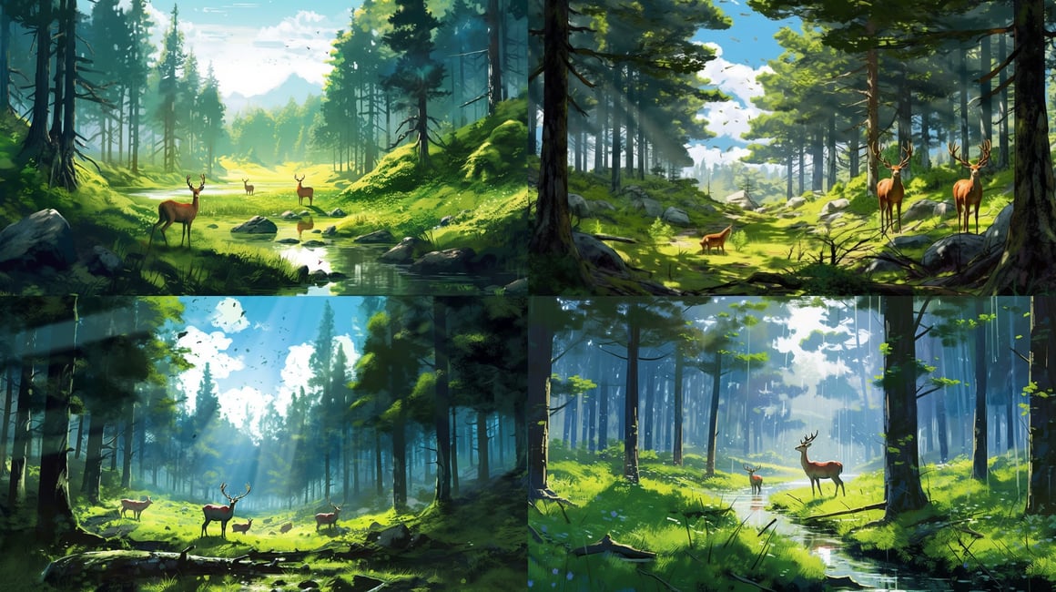 Summer's Serenity: A Japanese Forest Journey
