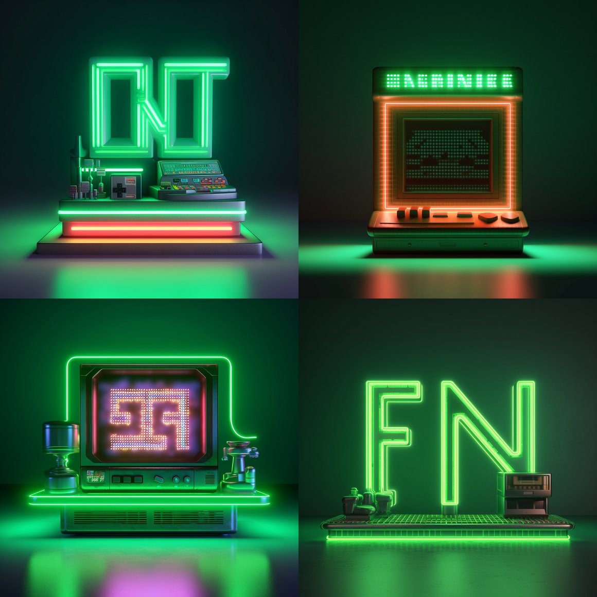 Retro-Futuristic Nintendo Journey Checkpoint