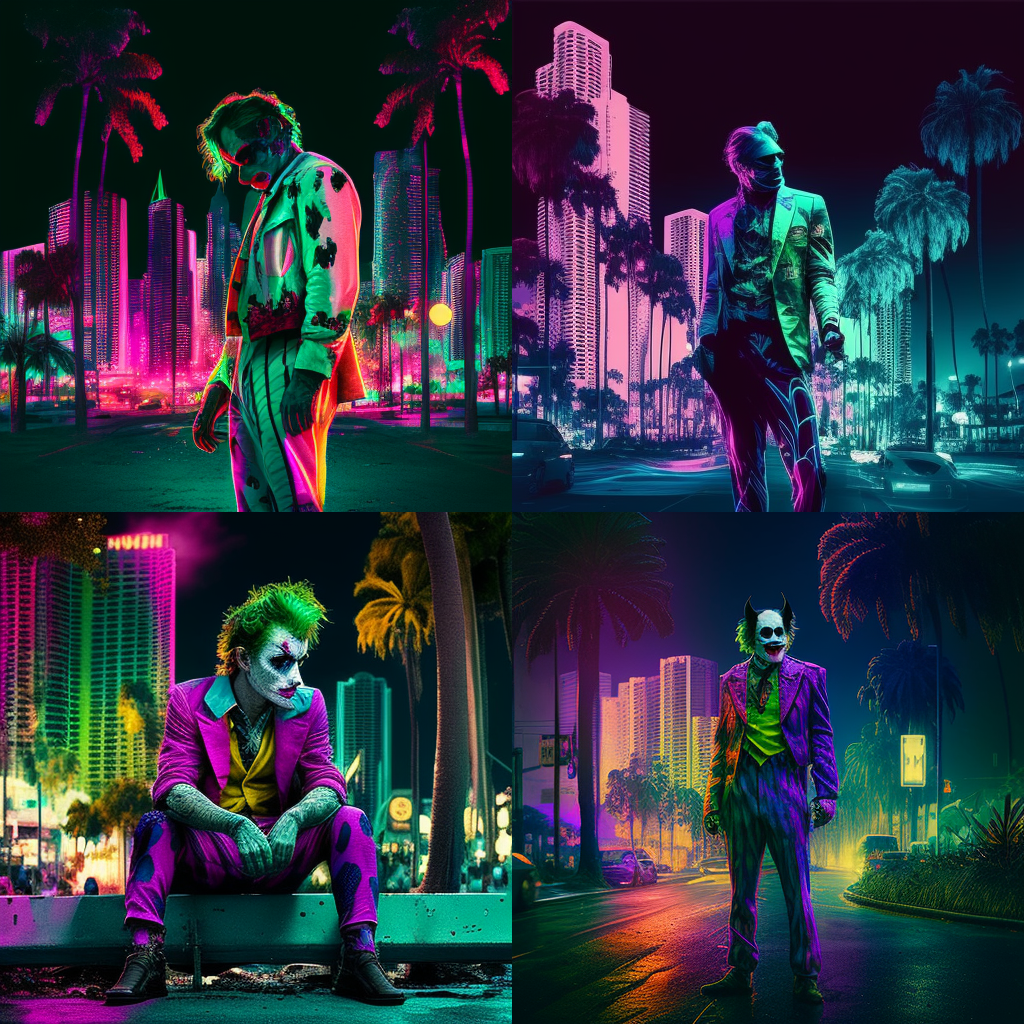 Neon Joker: 1980's Miami Madness