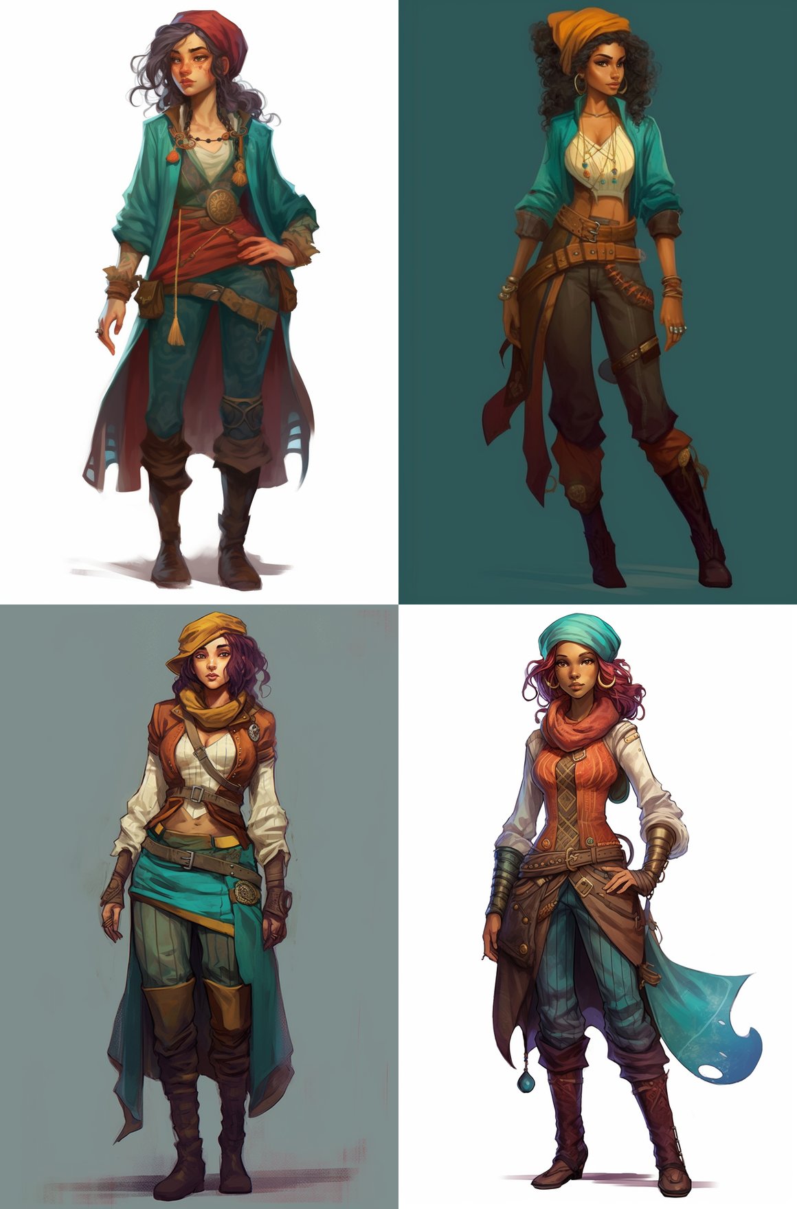 Retro-Fashion Exploration in Vibrant Colorism - Mid-Journey Progress Check