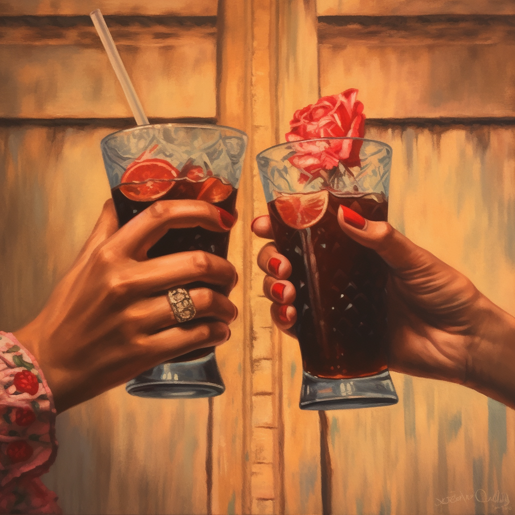 Clinking Cuba Libre: A Rustic Retro Interlude