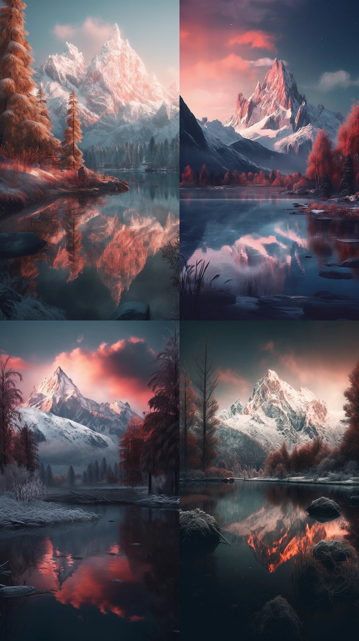 Cinematic Journey Through Hyperrealistic Virtual Reality Landscape