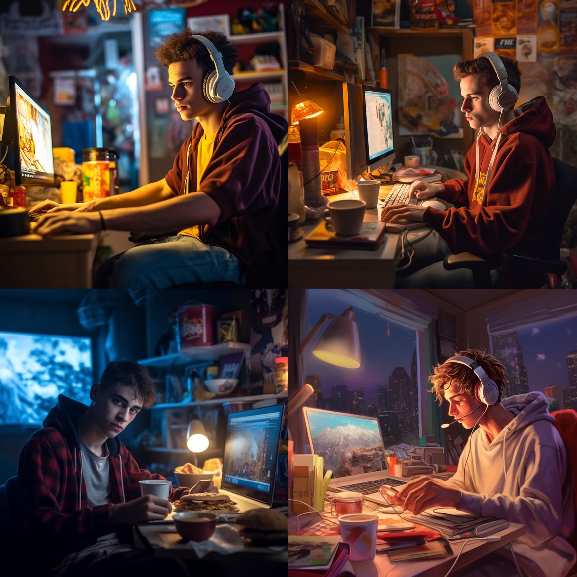 Midnight Crunch Time: Unveiling a Tech Savvy's Hectic Life
