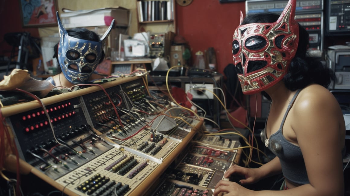 Retro Synth Luchadoras: Midway Through the Battle of Sounds