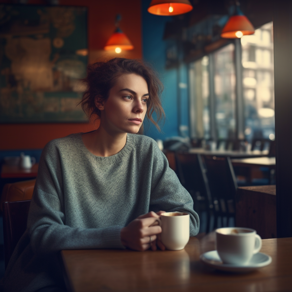 Midlife Refections: Alone in the Afternoon Café