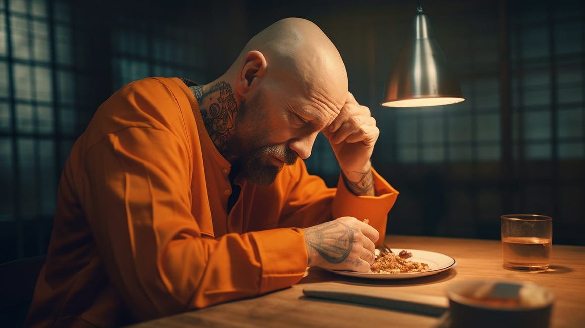 Cinematic Prisoner's Last Supper in 8K Resolution