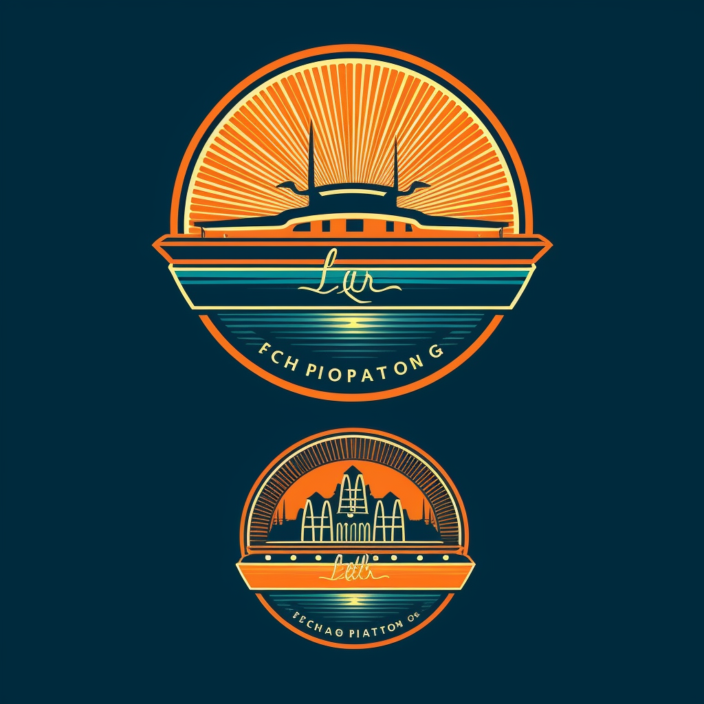 Summery Luxury Pontoon Charter's Logo Design