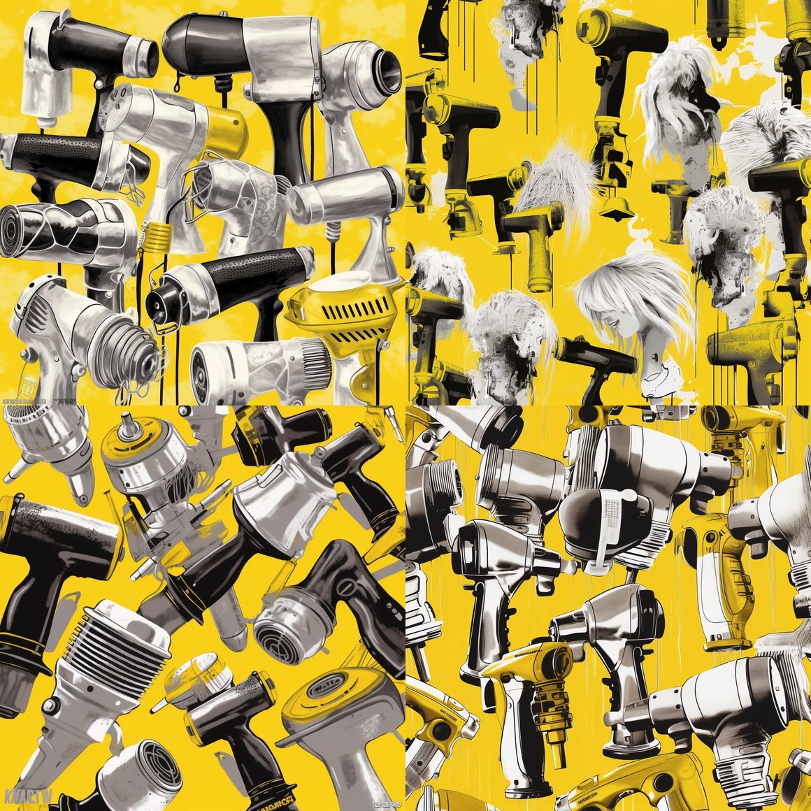 Hammers and Hair Dryers by Walter Spies