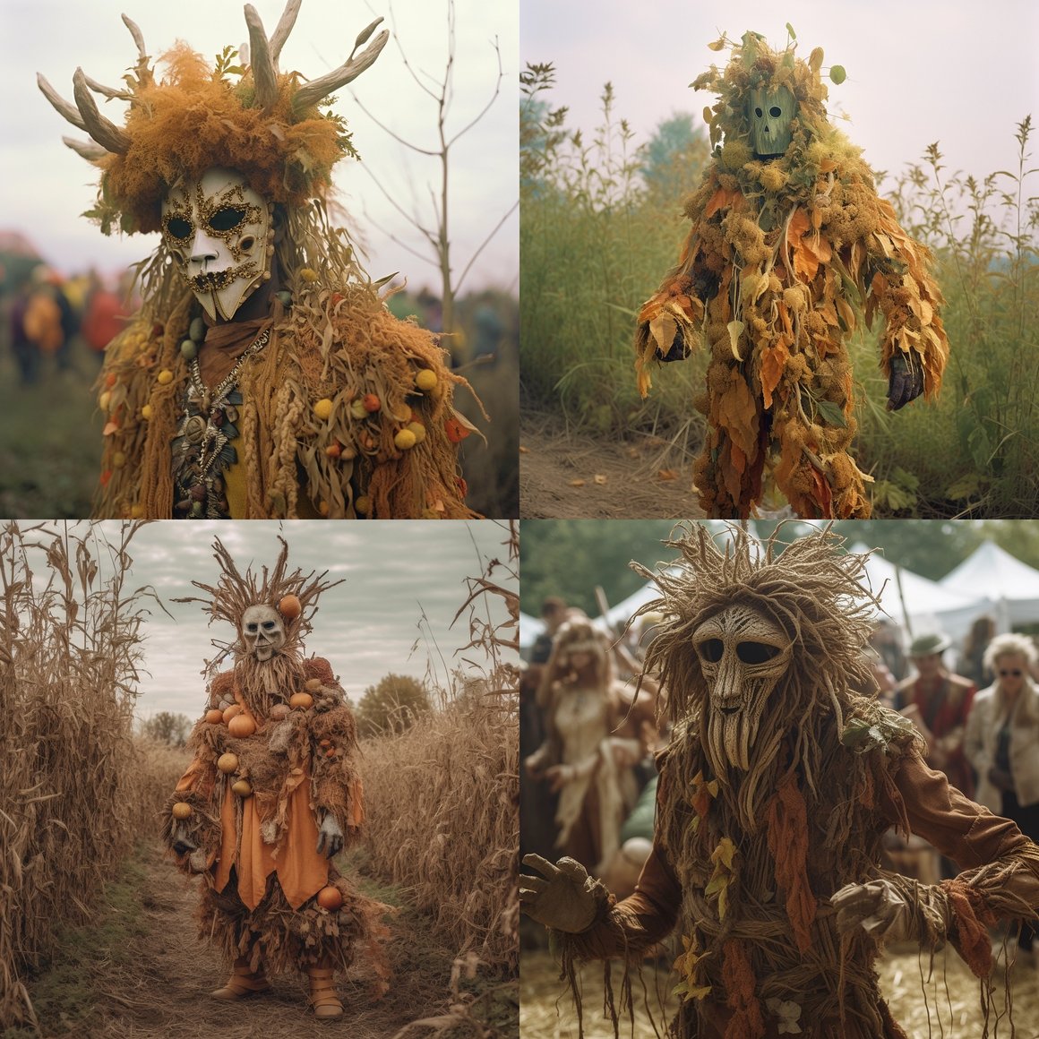 Harvest Festival Beast: A Cinematic Mid-Journey Moment