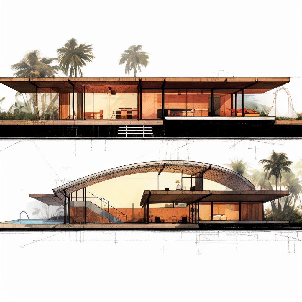 A Unique Fusion of Modernist Wood House Design in Florida