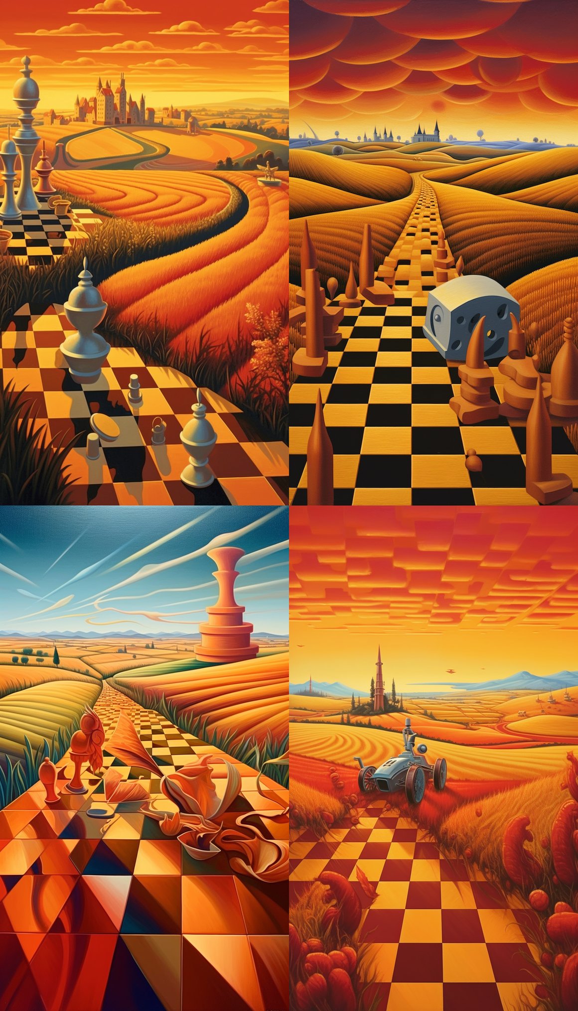 Harvest Chess: A Surreal Agrarian Odyssey