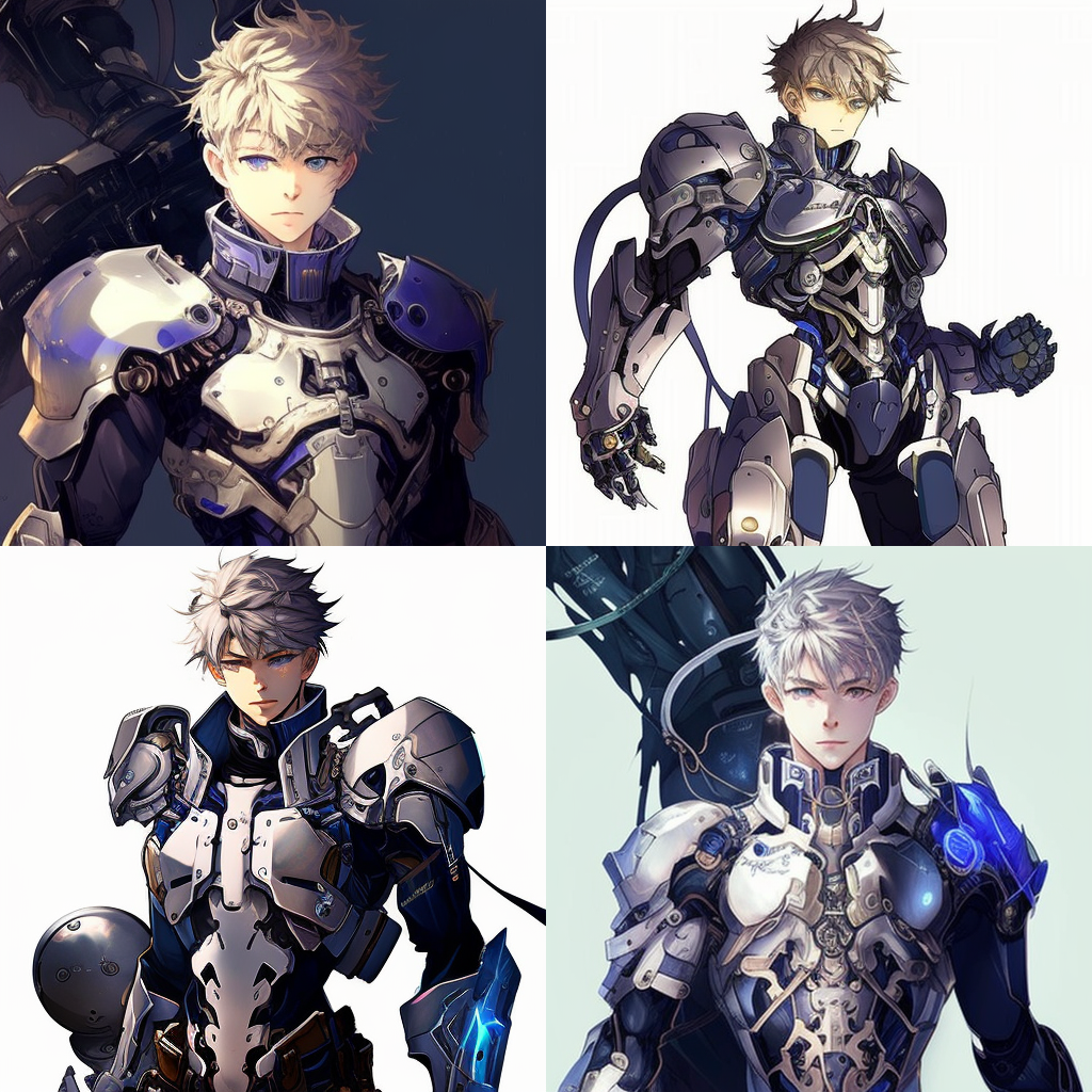 Arthur Pendragon Reimagined: Anime Cyborg Version