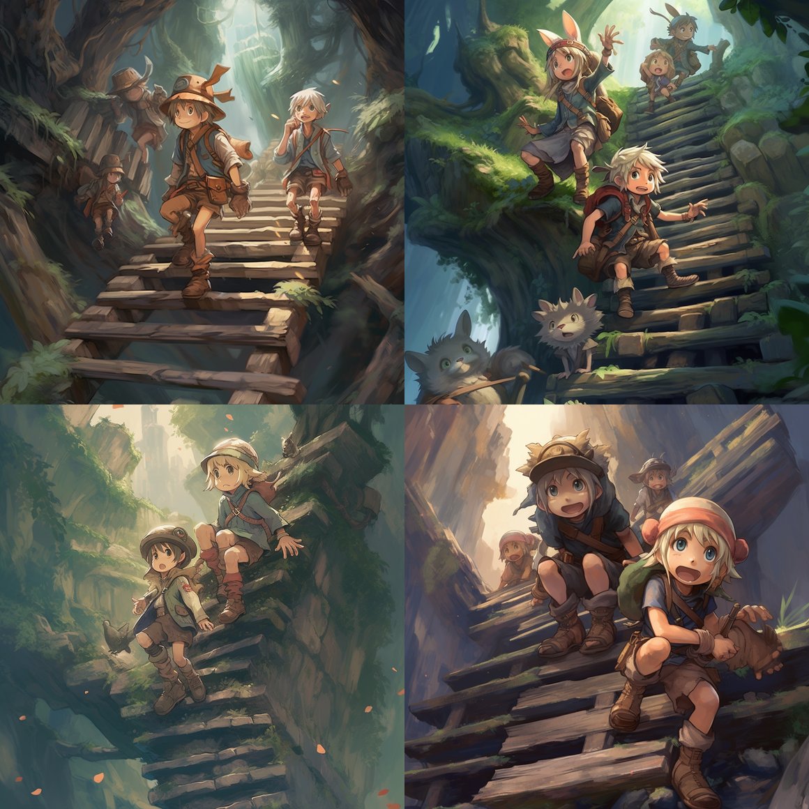 Climbing the Wooden Stairway: An Anime Journey in the Abyss
