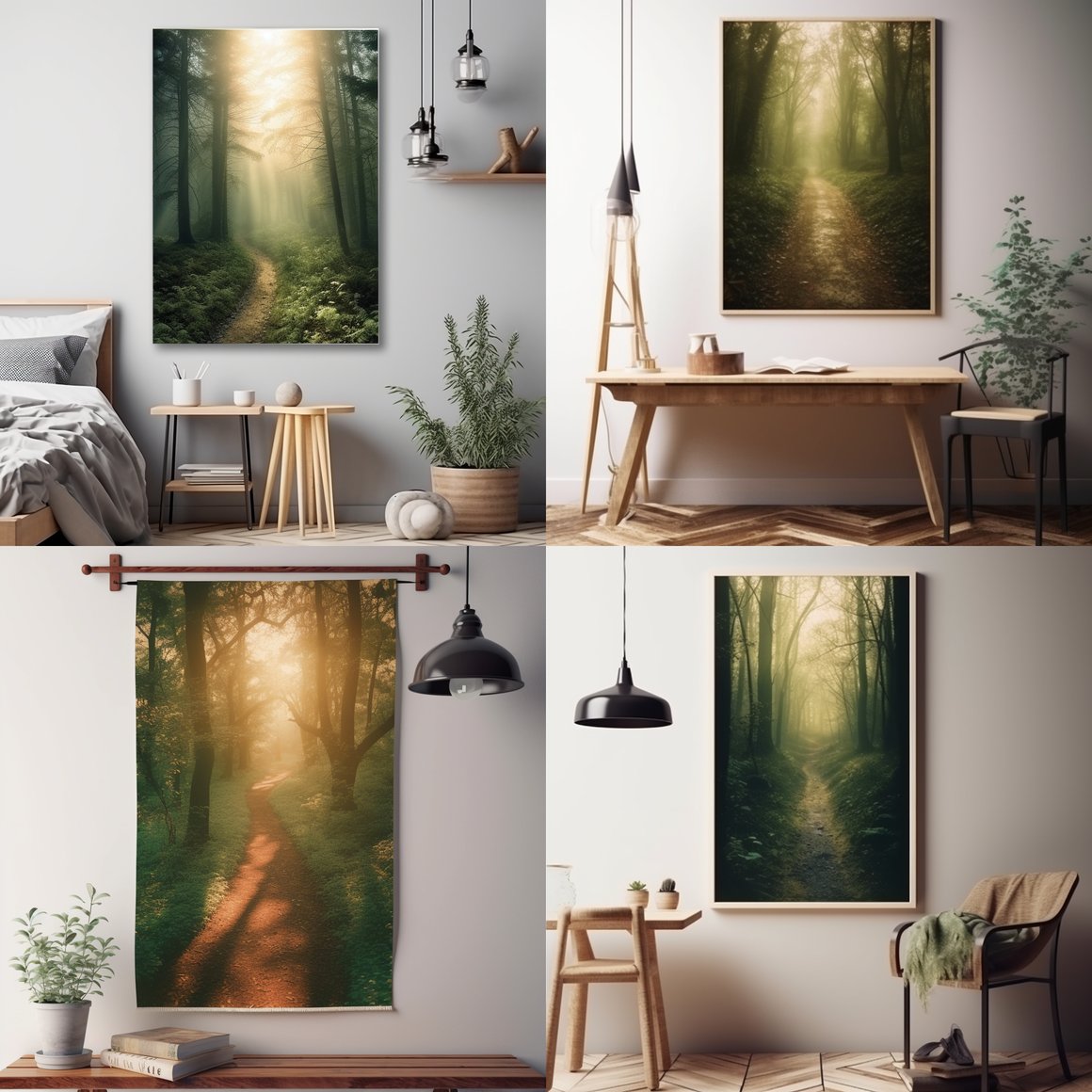 Sun-kissed Pathway: A Mid-Journey Pause in the Forest