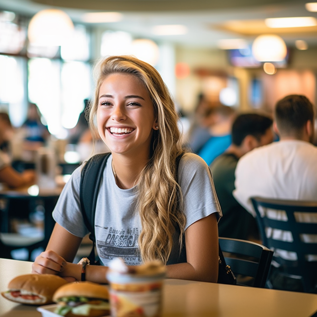 Midday Merriment: A Snapshot of University Life