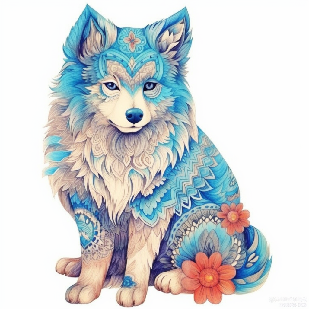 Halfway to Pomsky: A Tamara Phillips Inspired Art Journey