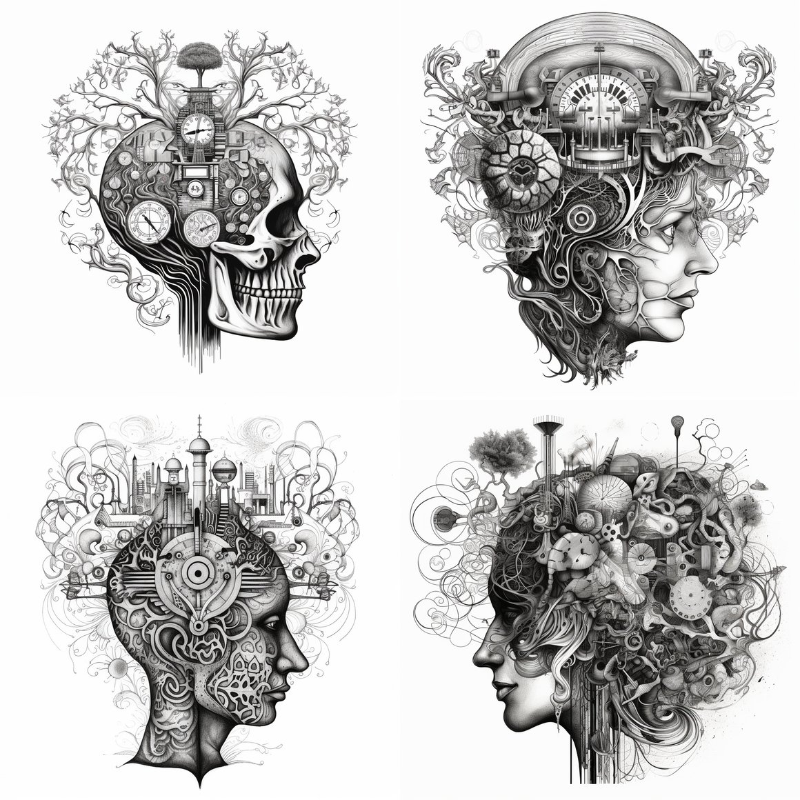 A Surreal Exploration of the Human Mind