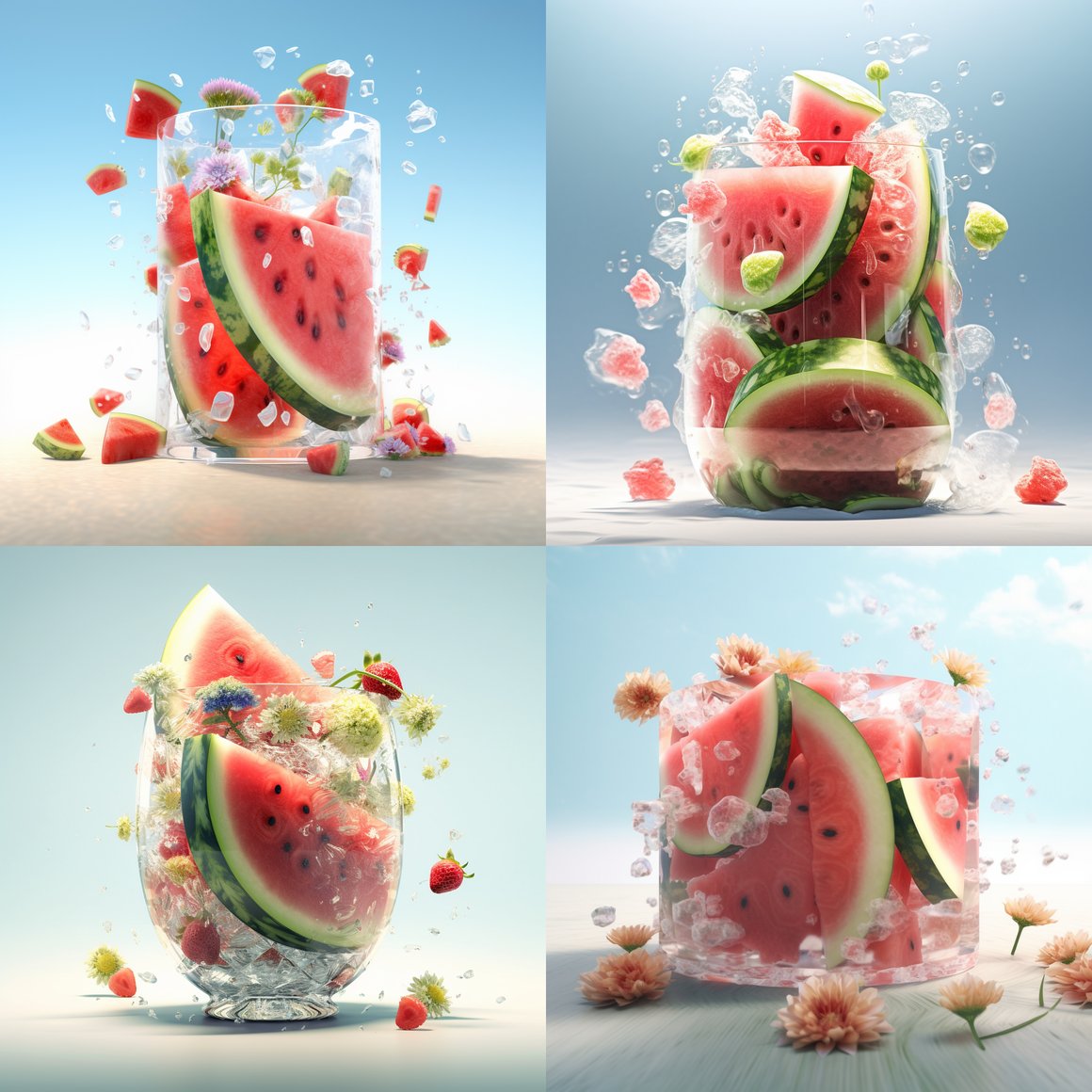 A Surrealistic Mid-Trip Vision in 3D Rendering