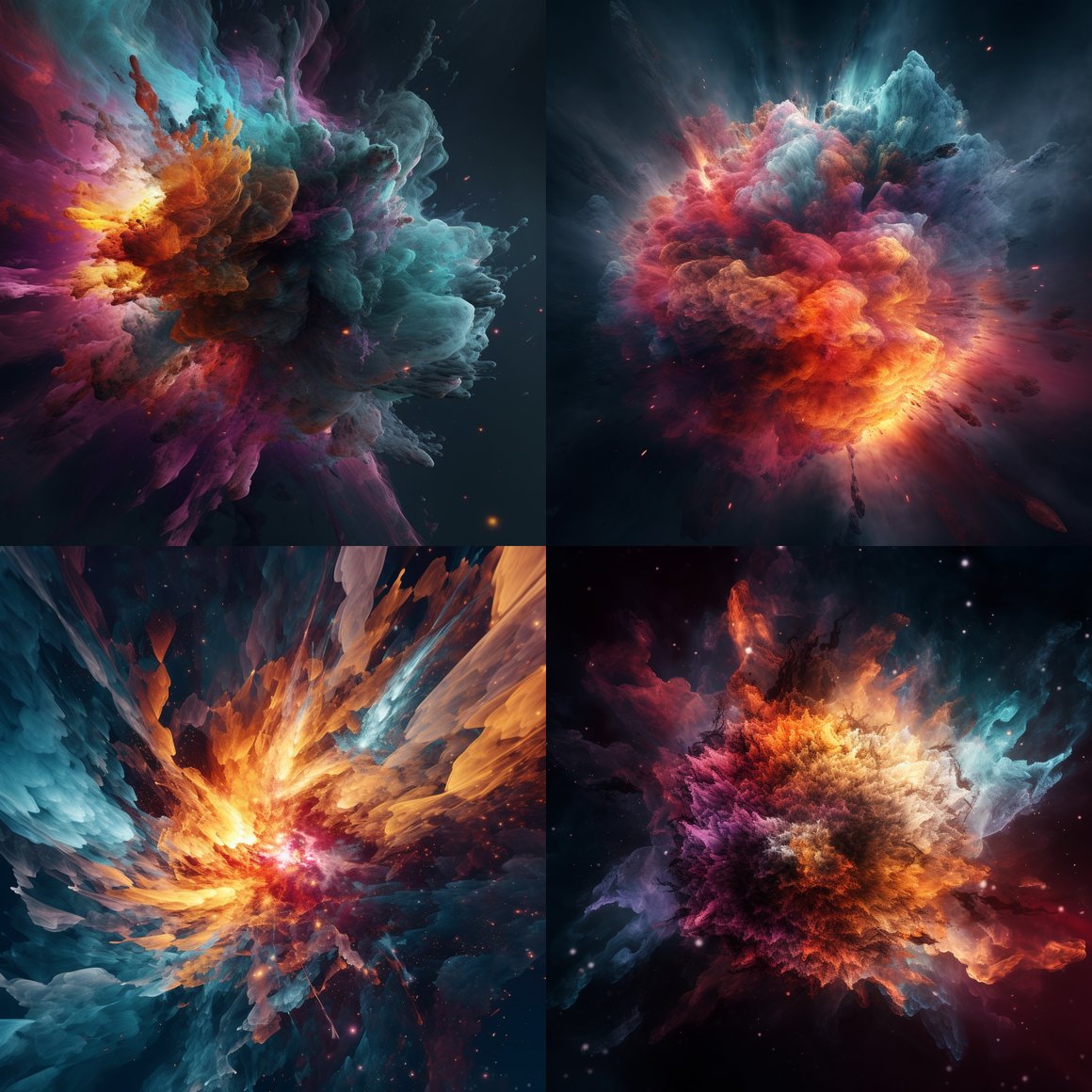 A Vibrant 4K Voyage Through Futuristic Planets & Nebulae - Version 5