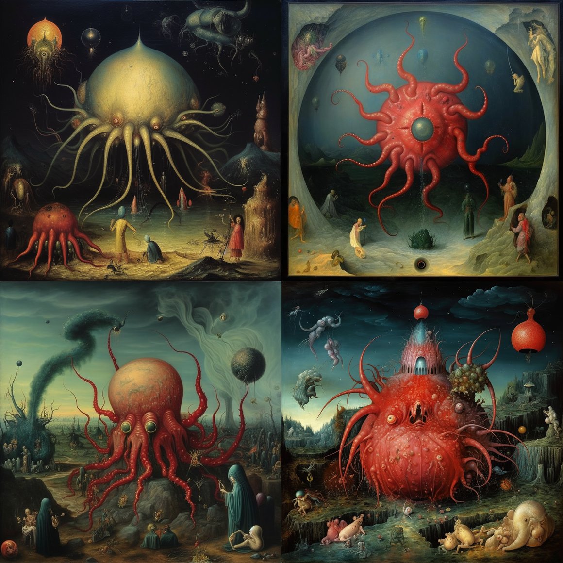 A Surreal Journey Through Bosch's World & Lovecraftian Horrors