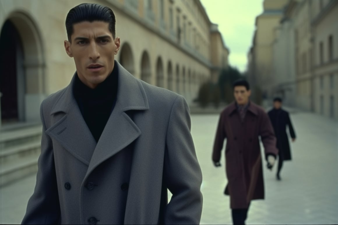 Retro Balenciaga Ad: Jawad el Yamiq's High Fashion Moment