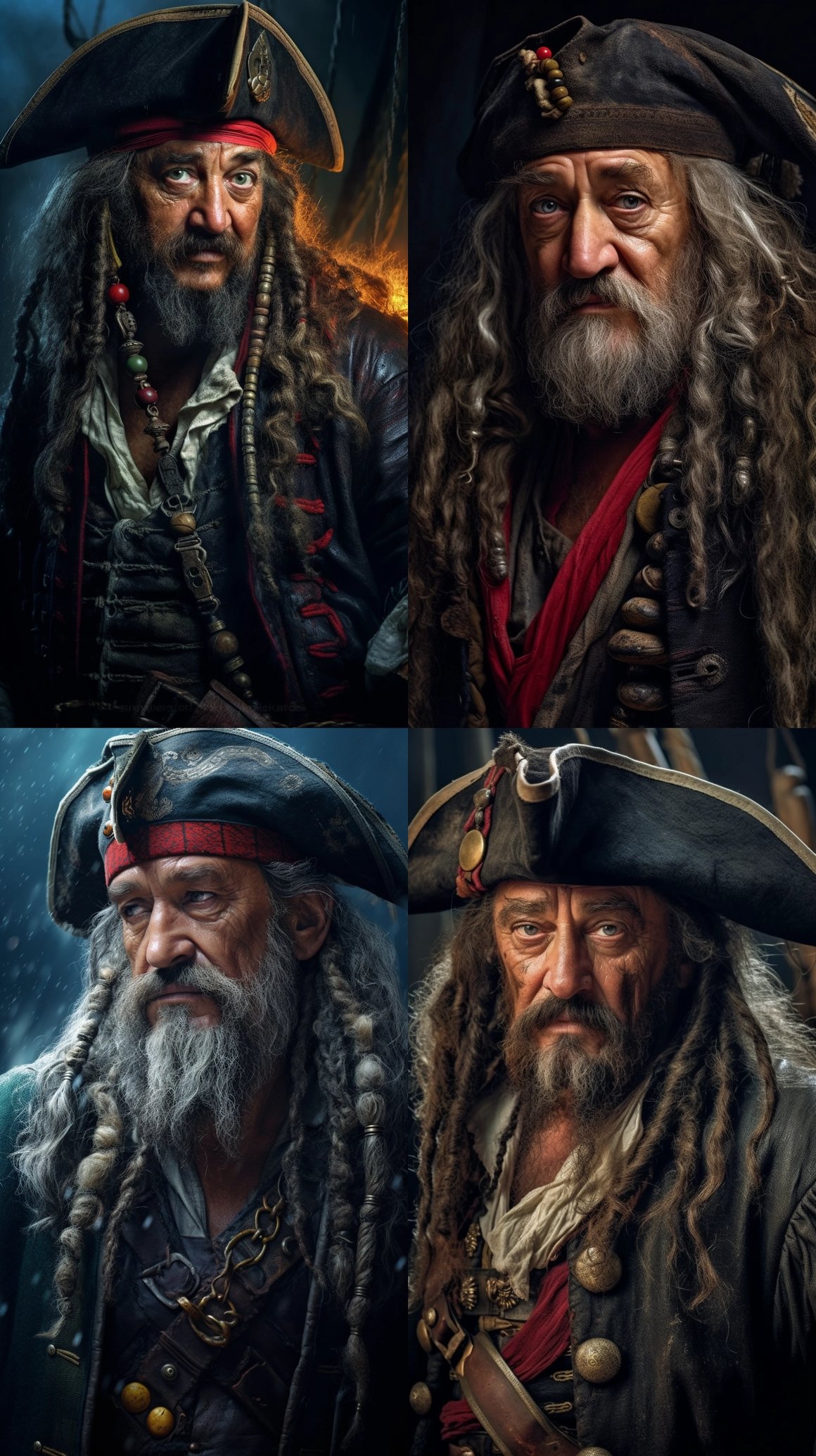 Mid-Voyage Remake: De Niro as Captain Jack Sparrow