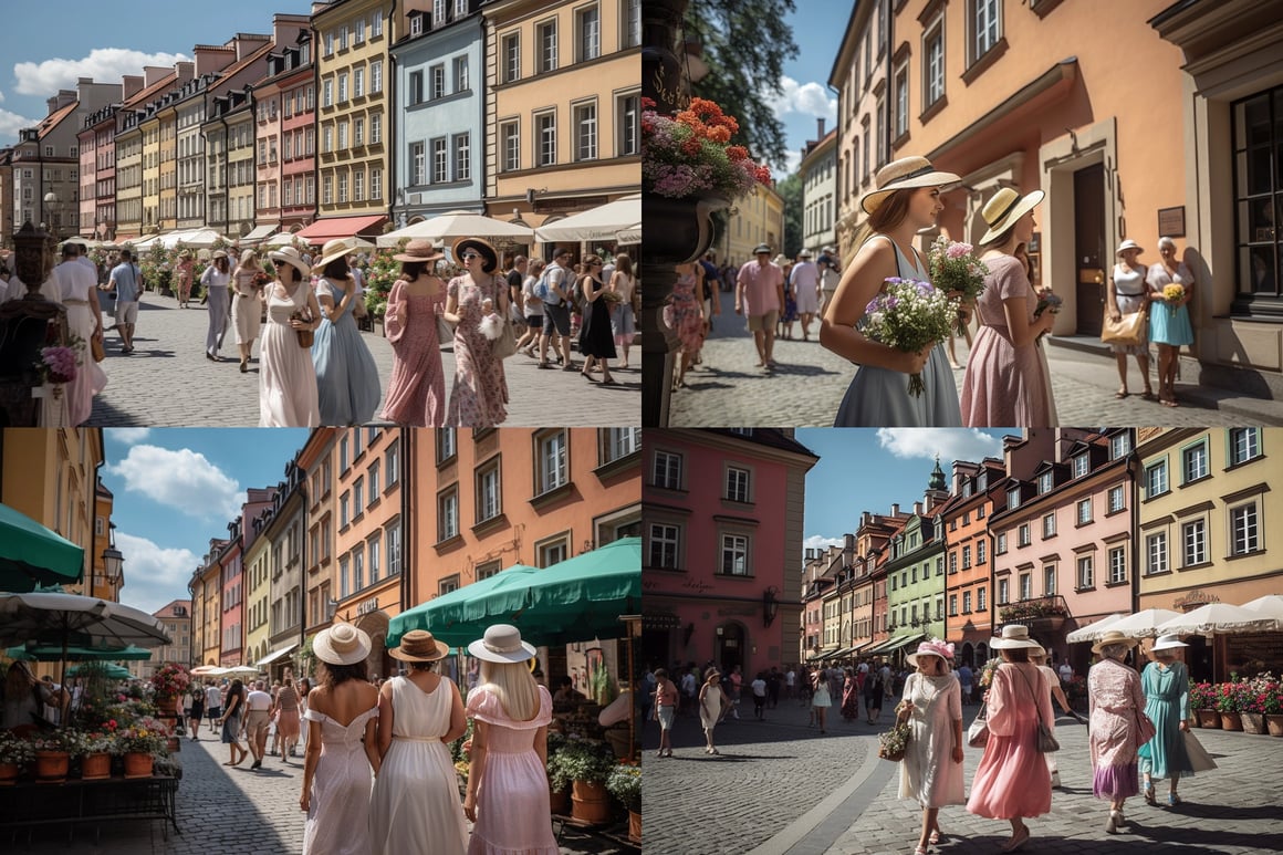 Summer Stroll in Nowy Świat: A Photographic Journey