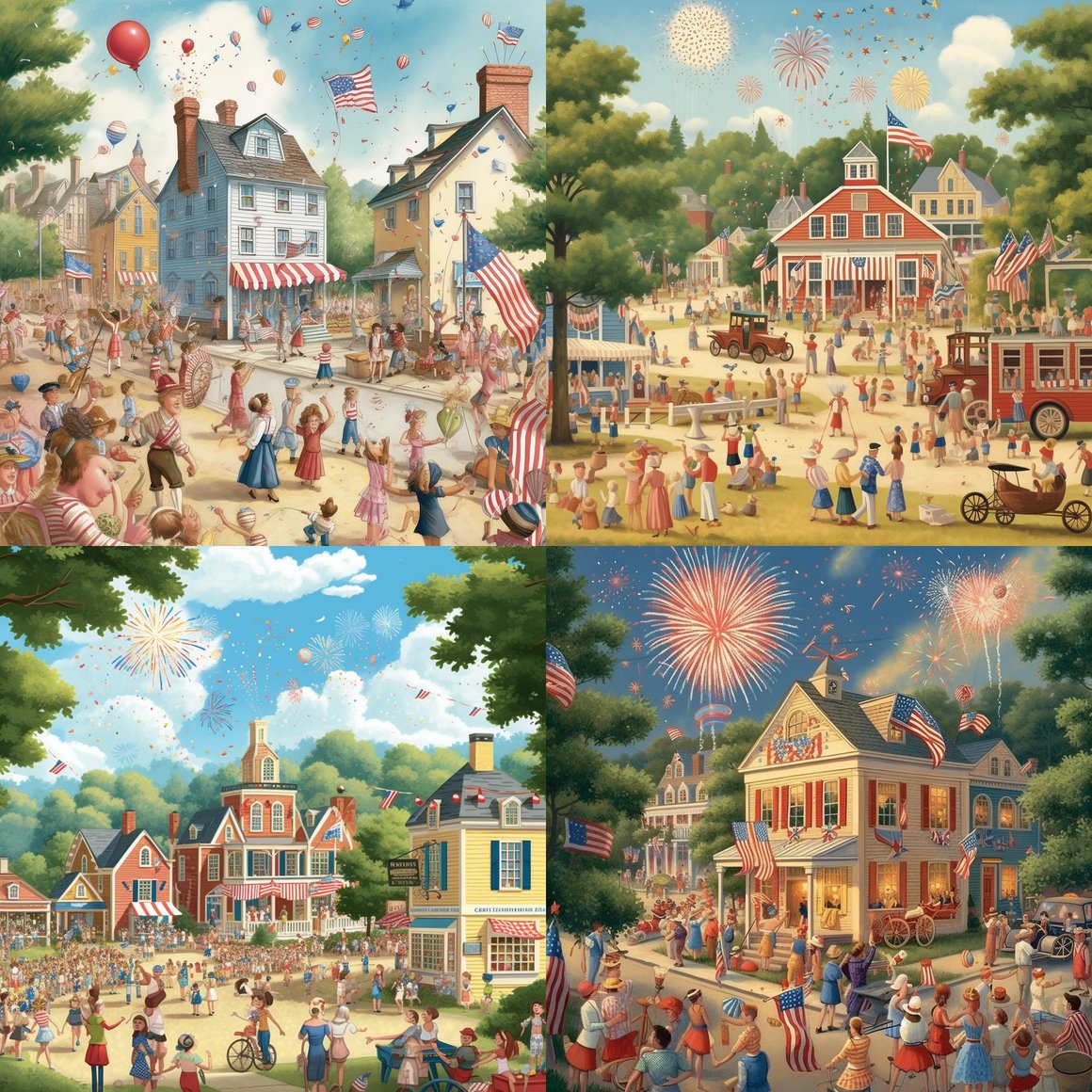 Happyville's Fourth of July Celebrations