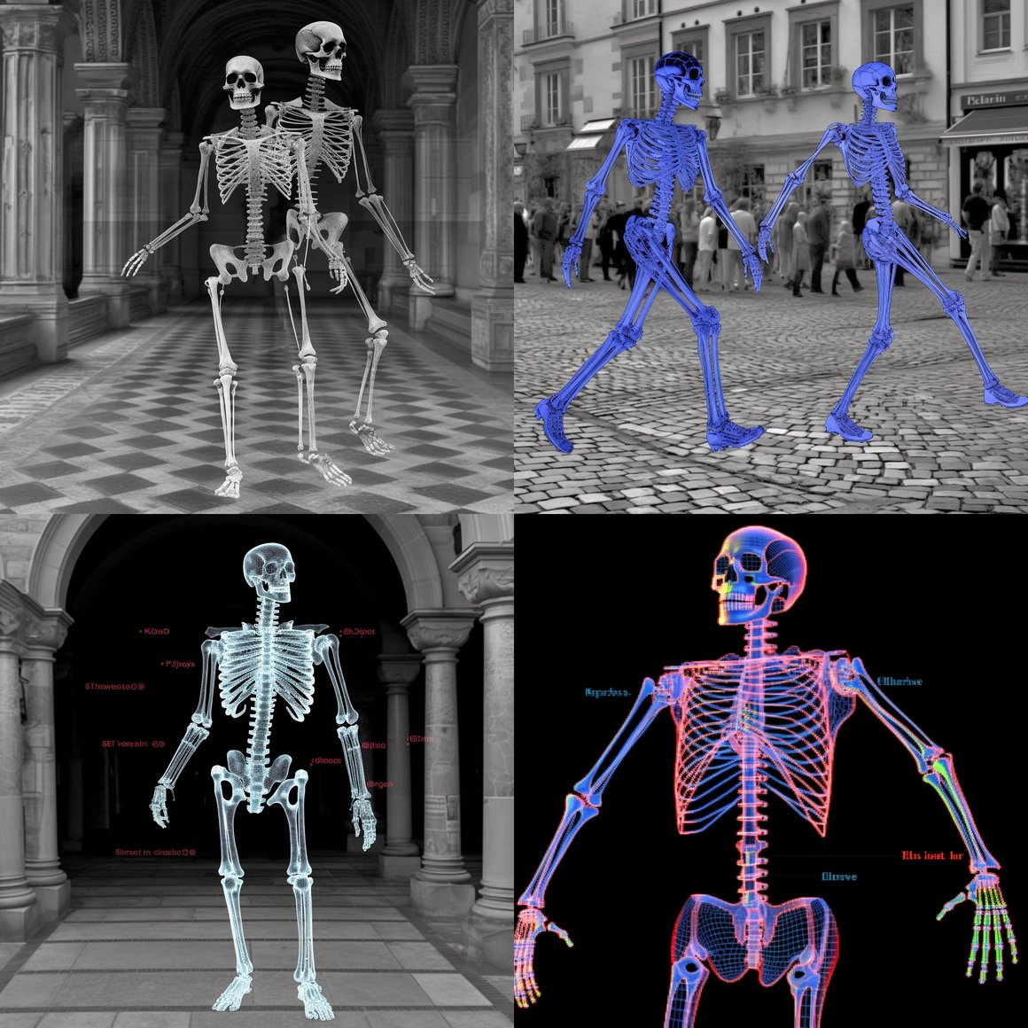 Detecting and Tracking Human Skeleton with OpenCV