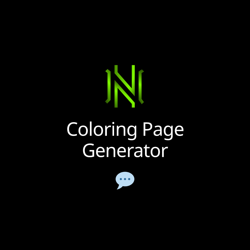 Coloring Page Generator