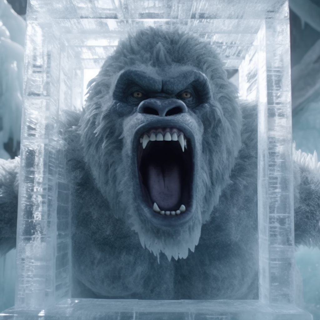 Chilling Encounter: King Kong in 8K Ultra-Realism