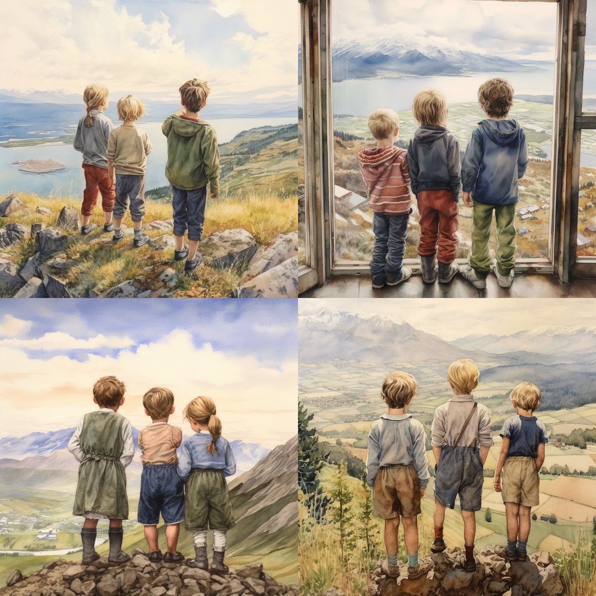 Children's Vista in Subtle Hues: A Mote Kei Commission