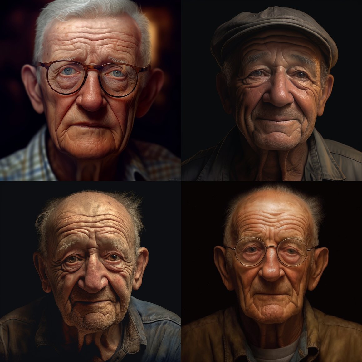 Sublime Realism: Grandfather's Mid-Journey Gaze