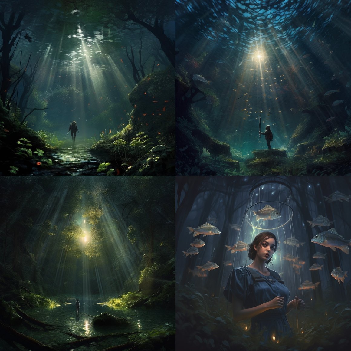 Summer Day in New England Forest