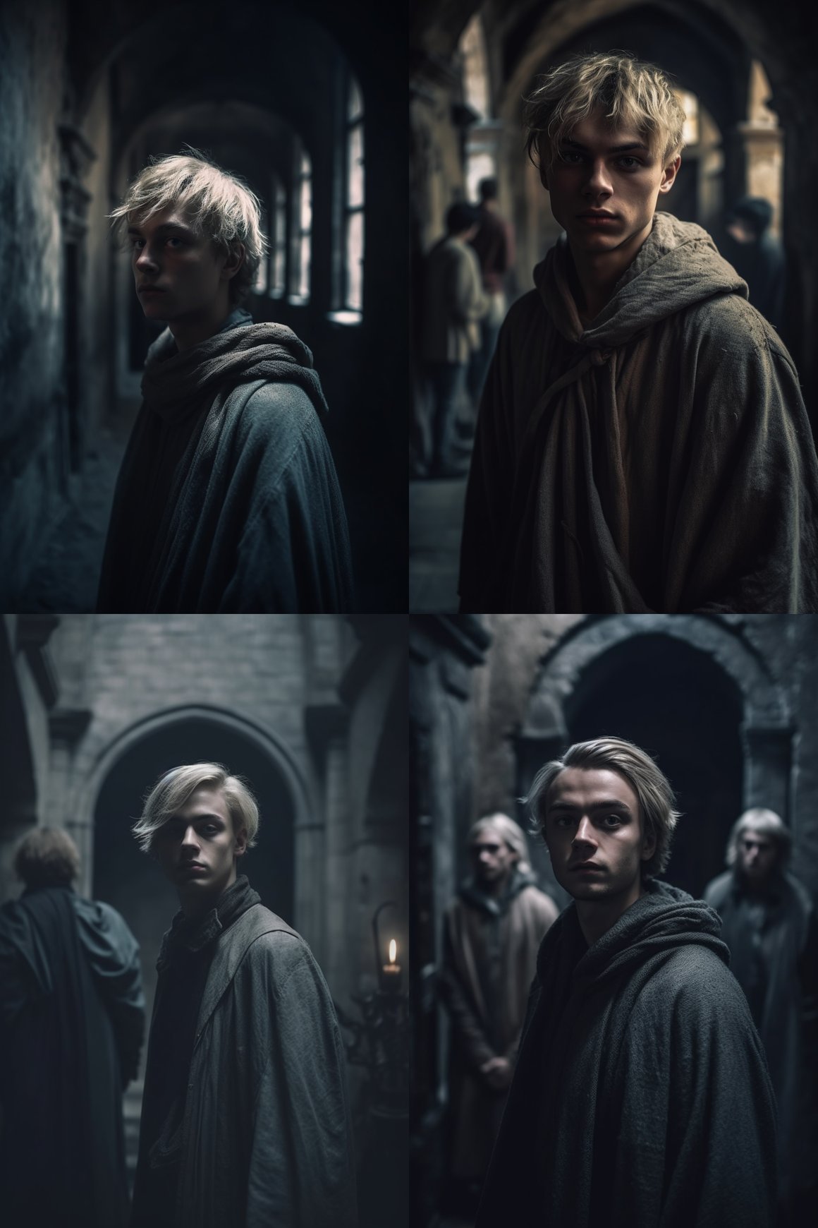 Haunted Elegance: A Mid-Medieval Journey