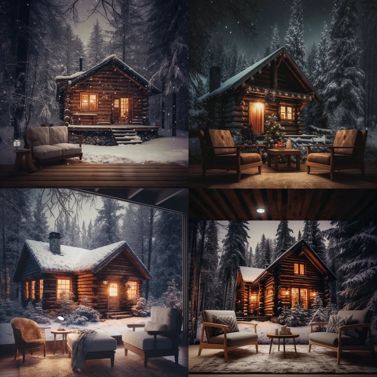 Winter Wonderland Cabin Retreat 4K Wallpaper Prompt | NeoPrompt