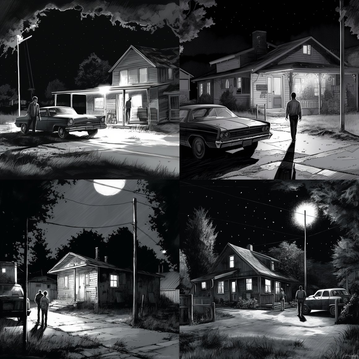 Midnight Confrontation: The Graphic Noir
