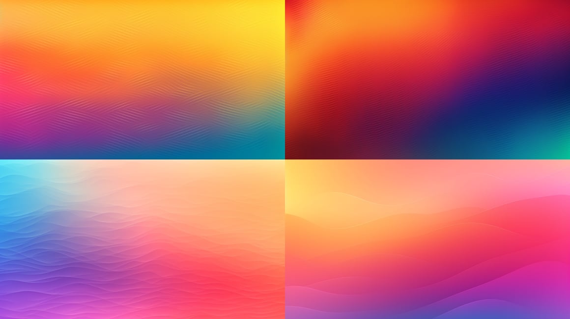 Neo-Retro Gradient Journey: Midway Prompt