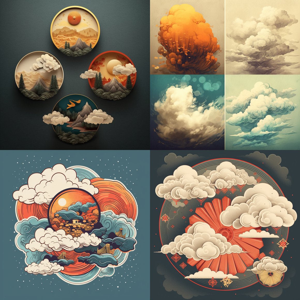 Chinese Traditional Style Icons