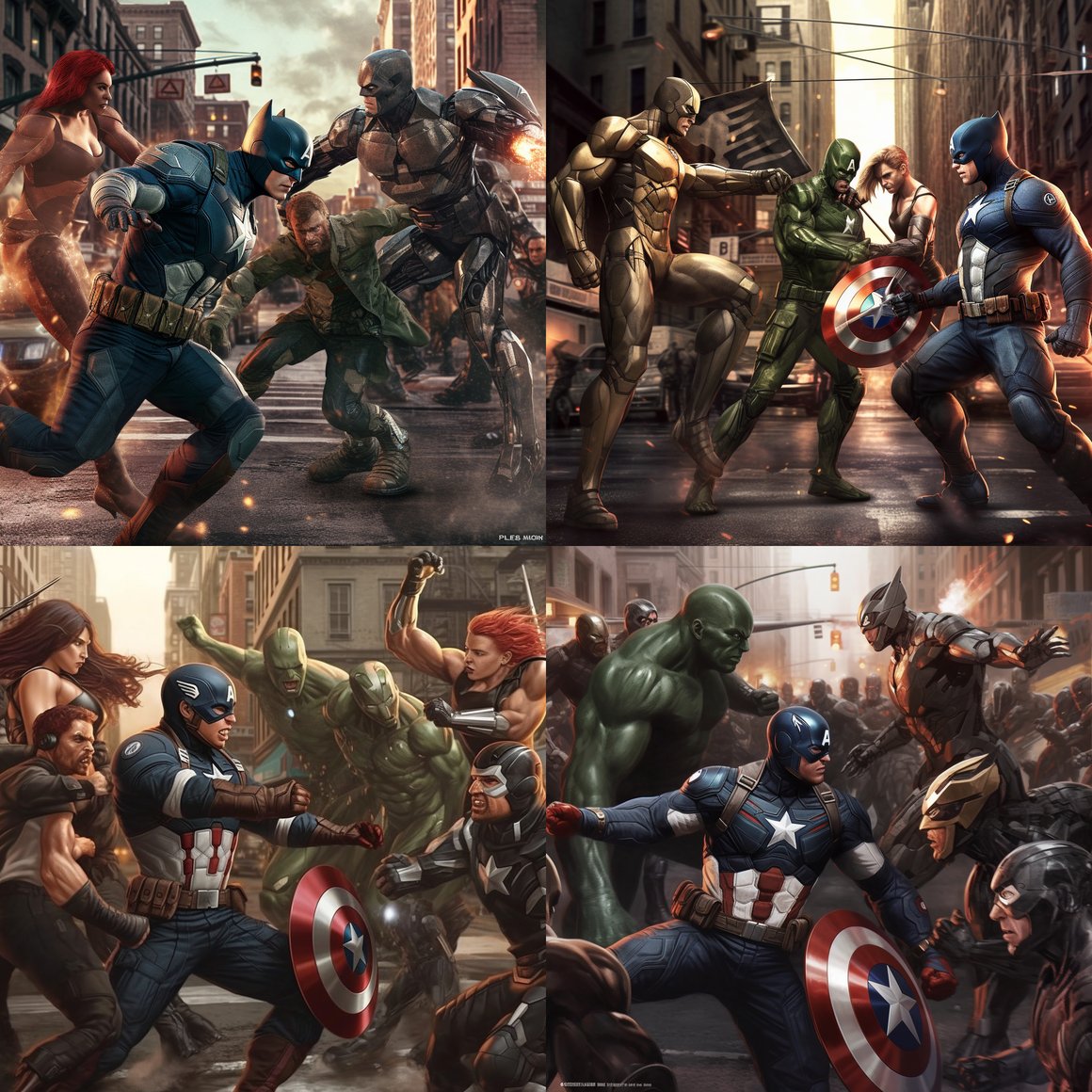 Heroes Unleashed: Marvel vs DC Showdown in New York Prompt | NeoPrompt