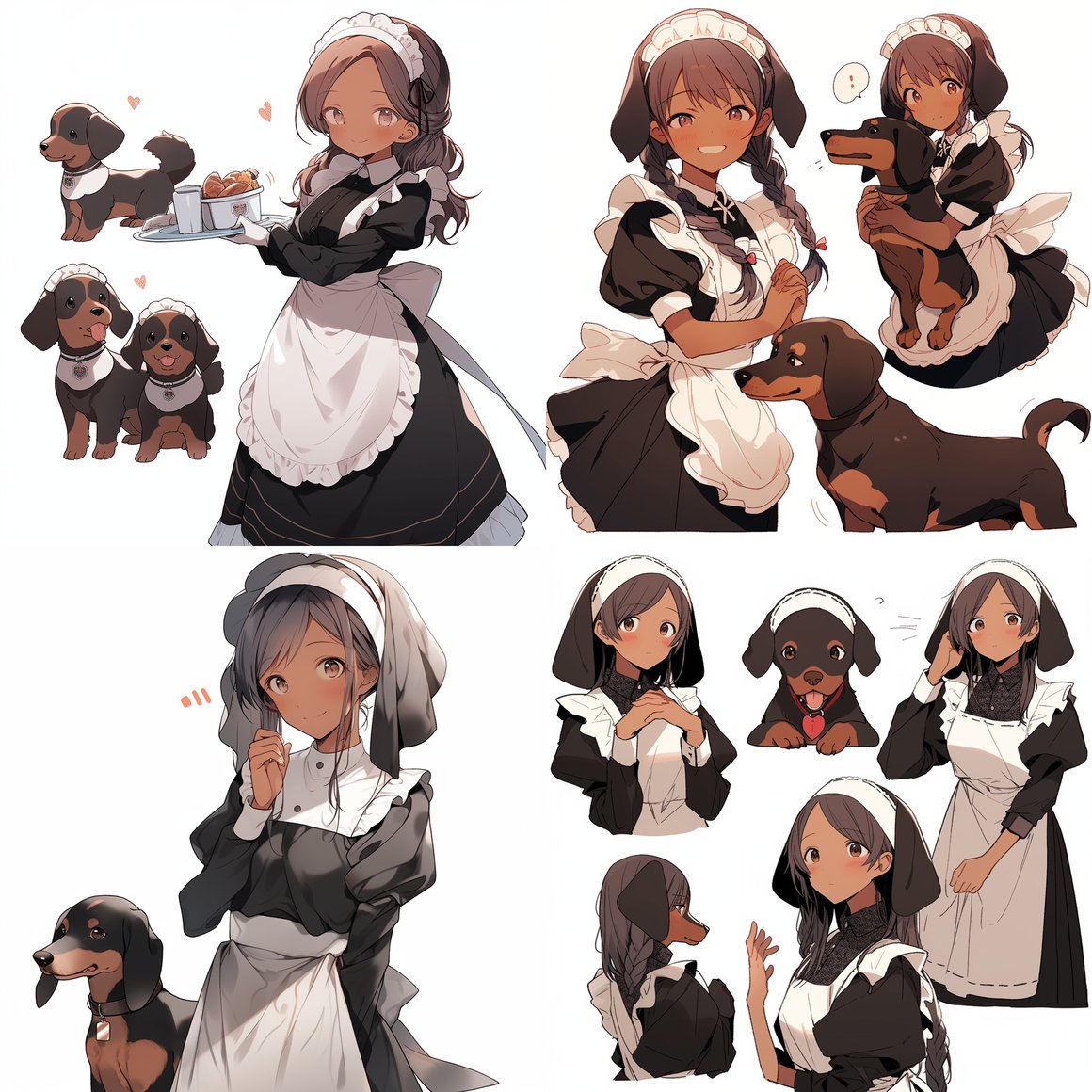 Happy Dachshund Maid: Midway Manga Journey