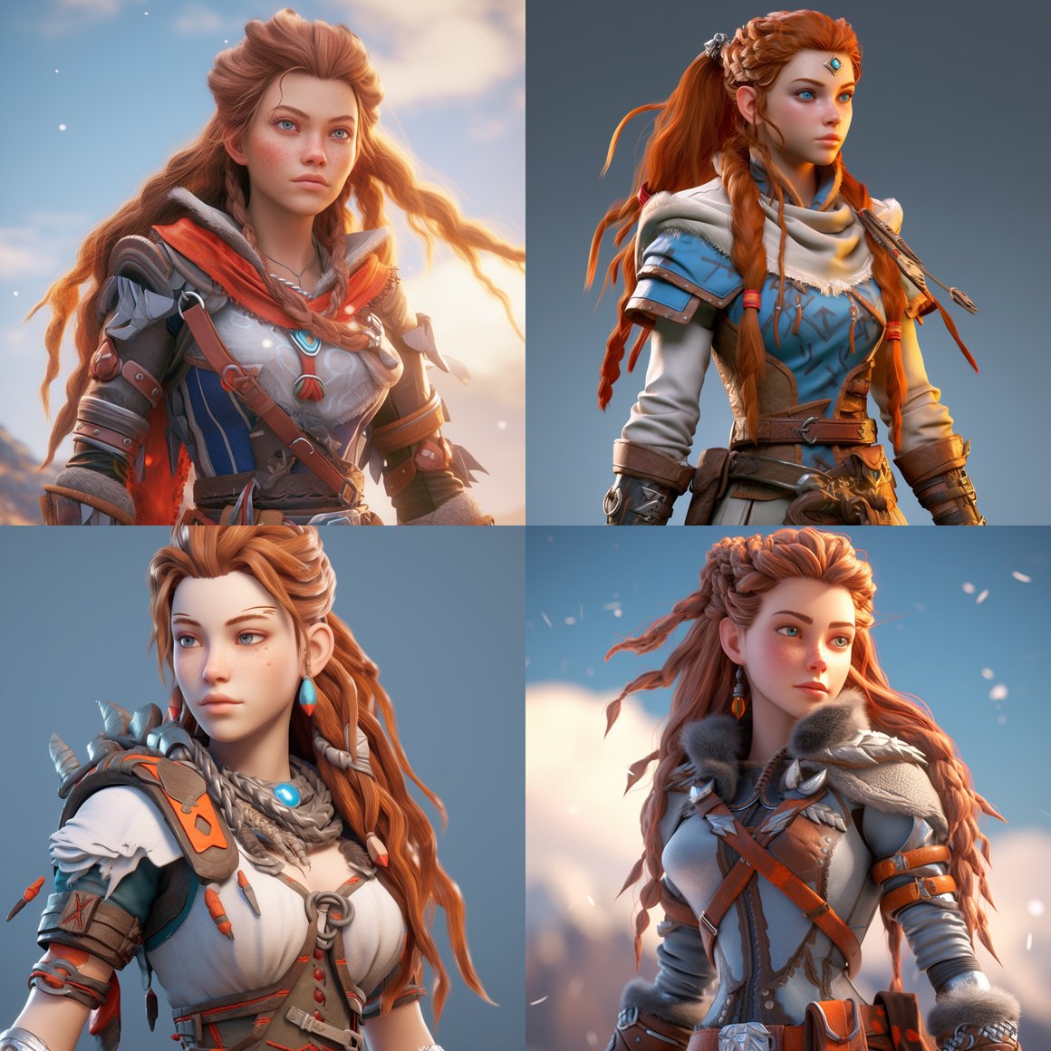 A Detailed Disney-Style 3D Illustration in 4K