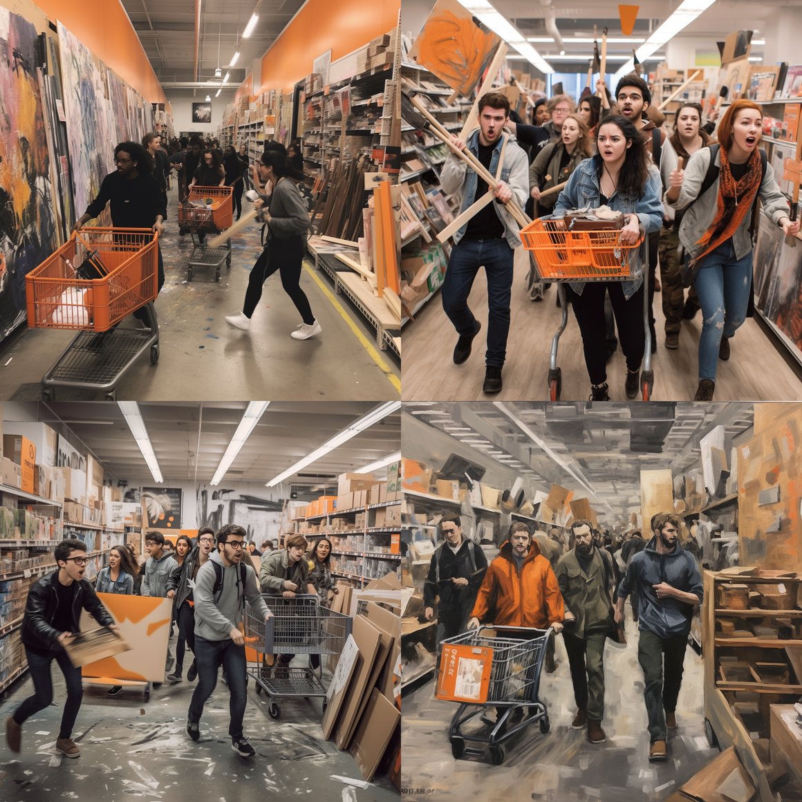 Artistic Anarchy: Havoc in Brooklyn's Home Depot