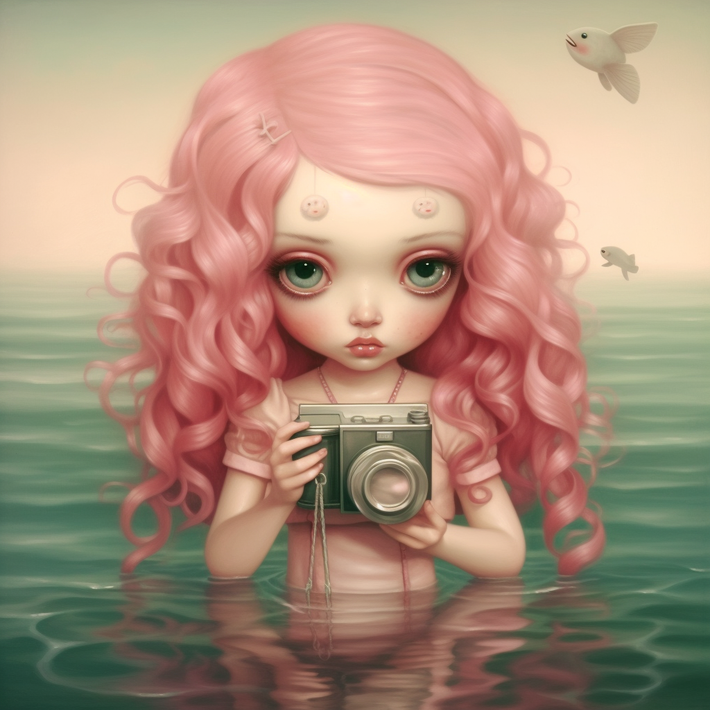 Submerged Sorrow: A Girl's Voyage in Roseate Waters