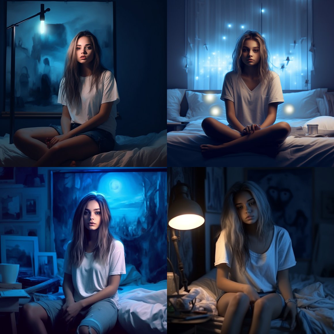 Midnight Blues: A Glimpse into Teenage Melancholy