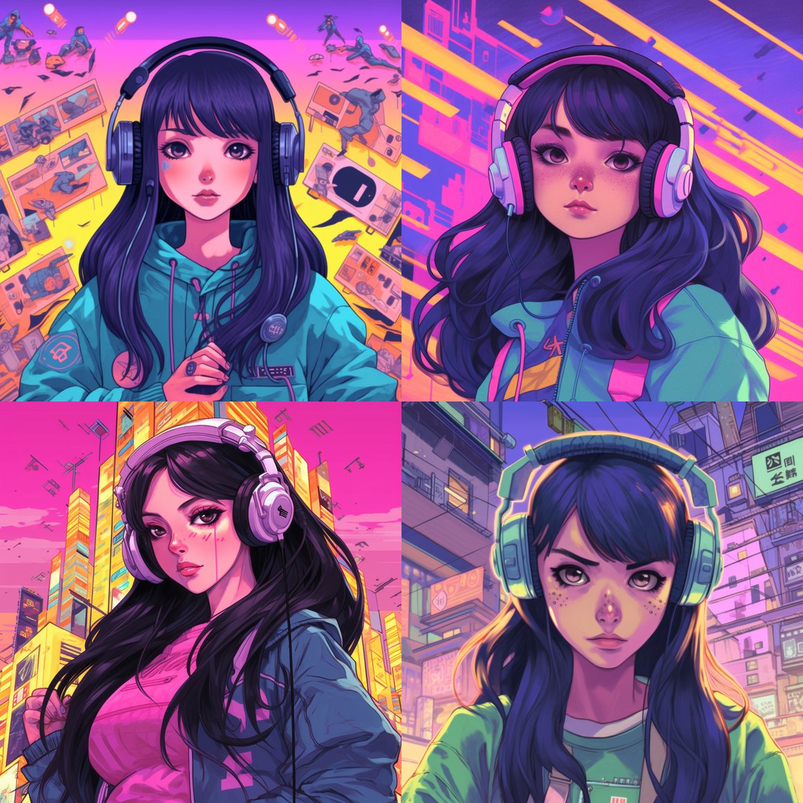 Neon Nostalgia: Retro Anime Beat