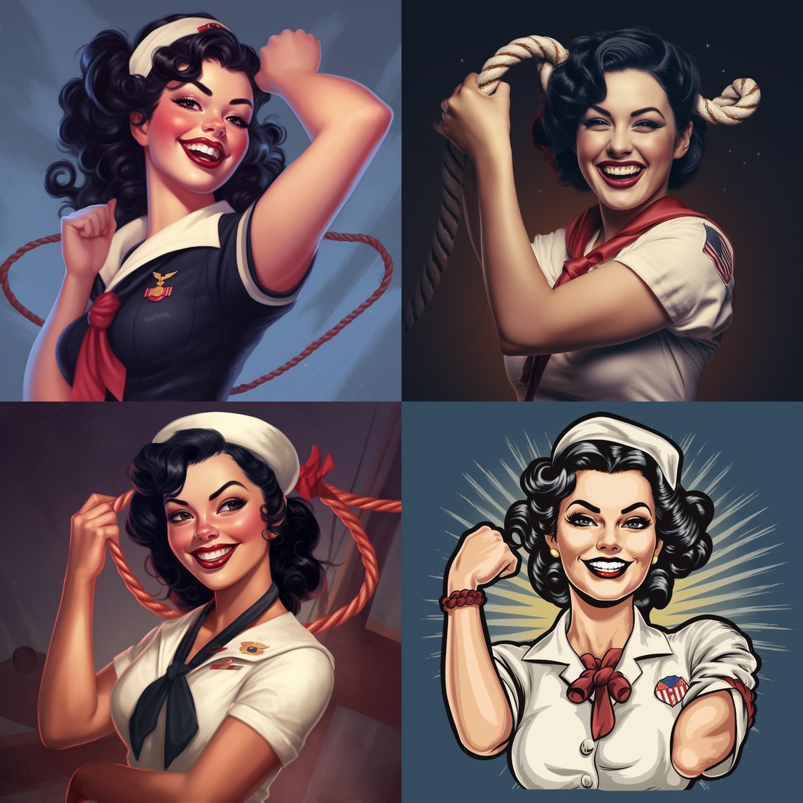 Retro Sea Siren: Mid-Voyage Strength