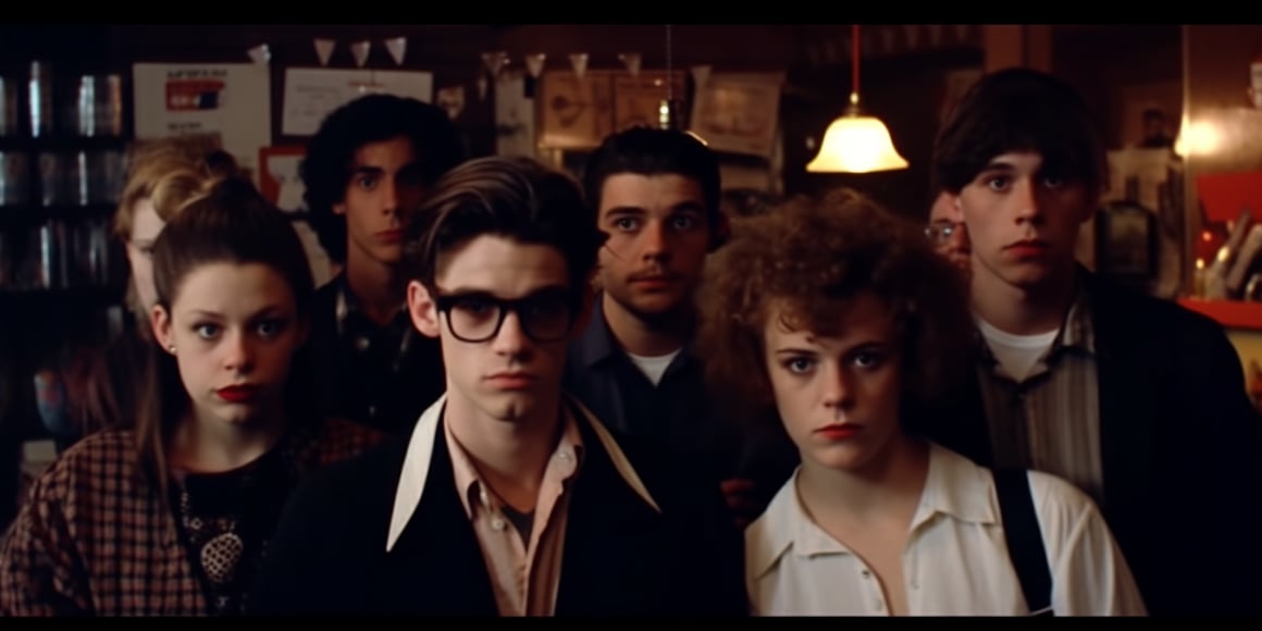 Classic Aussie Cult Show 'Nando's at Night' Mid-Journey Capture