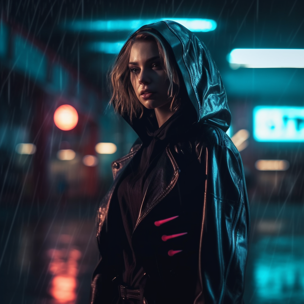 Neon Noir: Superheroine's Midnight Vigil Version 5